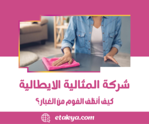 كيف أنظف الفوم من الغبار؟