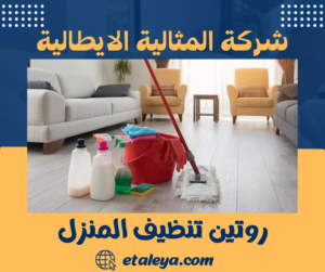 روتين تنظيف المنزل